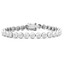 Round Cut Diamond Fashion Tennis Bracelet in White Gold - #EGHO-TUBE-W
