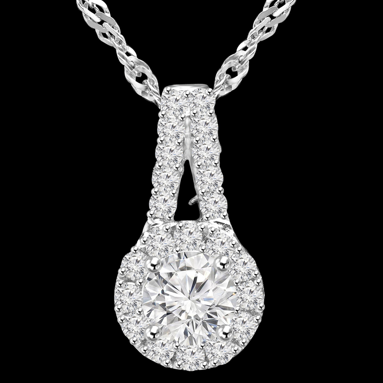 Diamond Necklace All Around Photos