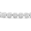Round Cut Diamond Fashion Tennis Bracelet in White Gold - #MIR-B70-W