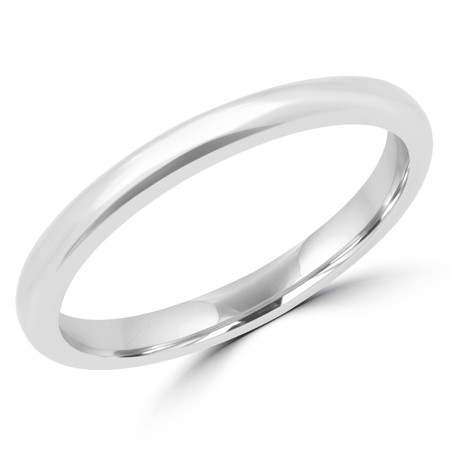 Wedding Band Ring in White Gold - #MLK-BAND-W