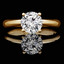 Round Cut Diamond Solitaire 4-Prong Engagement Ring in Yellow Gold - #BONNIE-SMALL-Y