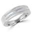 Princess Cut Diamond Multi-Stone Channel-Set Wedding Band Ring in White Gold - #HR3527-W