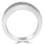 Princess Cut Diamond Multi-Stone Channel-Set Wedding Band Ring in White Gold - #HR3527-W
