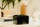 Contemporary Black Marble Cremation Urn for Ashes - Full Size