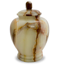 Eternal Classic Jade Green Onyx Marble Urn for Ashes