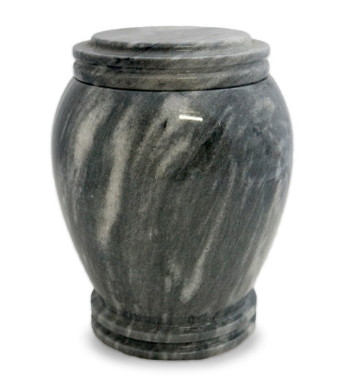 Everlasting Grey Marble Cremation Urn for Ashes

Dimensions: 8" W x 8" D x 11" H

Weight: 24 lbs

210 Cubic Inches