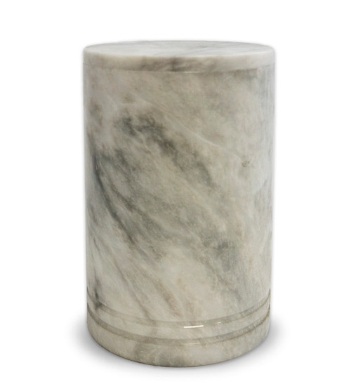 Tuscan White Large Marble Urn for Ashes