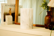 Toscano White Marble Medium Urn For Ashes