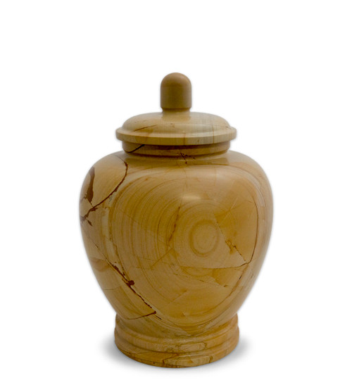 Eternal Teakwood Keepsake Urn for Ashes - Medium