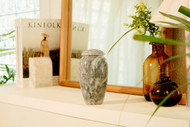 Serenity Cloud Grey Marble Keepsake Cremation Urn For Ashes - Small Keepsake