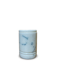 Small White Marble Keepsake Urn For Ashes