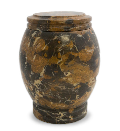 Everlasting Golden Portoro Marble Cremation Urn for Ashes - Full Size (Adult)
