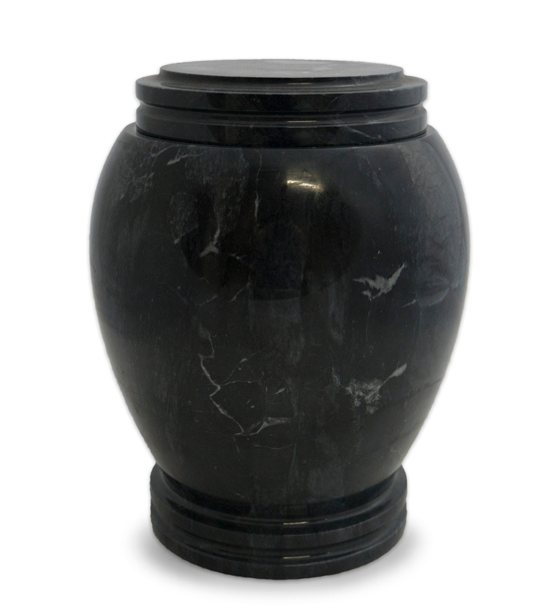 Everlasting Black Marble Urn Memory Cremation Urns