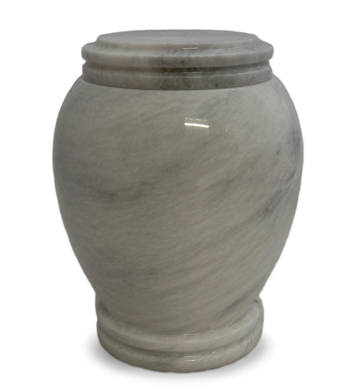 Everlasting White Marble Urn Memory Cremation Urns