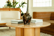 Eternal Golden Portoro Marble Urn for Ashes - Full Size (Adult)
