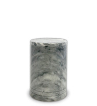 Toscano Cloud Grey Marble Urn For Ashes - Small