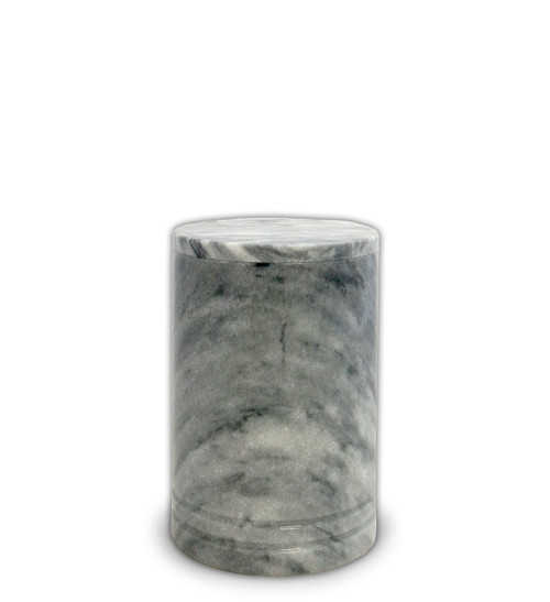 Toscano Cloud Grey Marble Urn For Ashes - Small