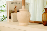 ETERNAL NATURAL BEIGE MARBLE KEEPSAKE URN FOR ASHES - Medium
