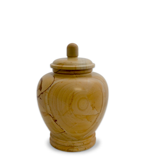 Eternal Teakwood Keepsake Urn for Ashes - Small
