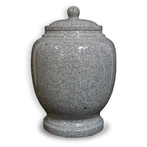 Eternal Grey Granite Cremation Urn For Ashes - Full Size (Adult)