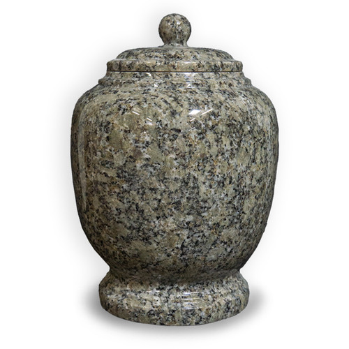 Eternal Pine Green Granite Cremation Urn For Ashes - Full Size (Adult)