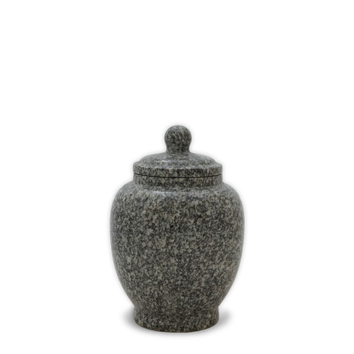 Eternal Cloud Grey Granite Keepsake Cremation Urn For Ashes - Keepsake