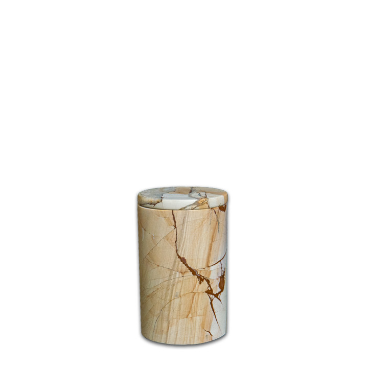 Toscano Burma Teakwood Keepsake Cremation Urn For Ashes - X Small