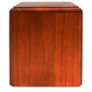 Mahogany Wood Cremation Urn