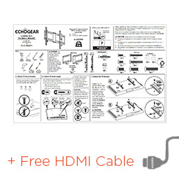 quality instructions mean you can finish your TV wall mounting project faster