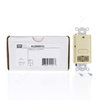 Hubbell Ivory Occupancy Sensor Switch Ultrasonic Adaptive 120/277V AU2000I1U