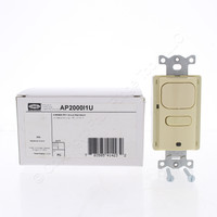 Hubbell Ivory Occupancy Sensor Switch Adaptive PIR 120/277V 1000ft² AP2000I1U