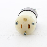 Hubbell Bryant Insulgrip Straight Blade Connector NEMA 5-15R 15A 125V HBL5269CM8