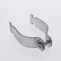 B-LINE 2-1/2" Steel Zinc-Plated EMT Rigid Conduit Strut Strap Pipe Clamp Fitting B2014