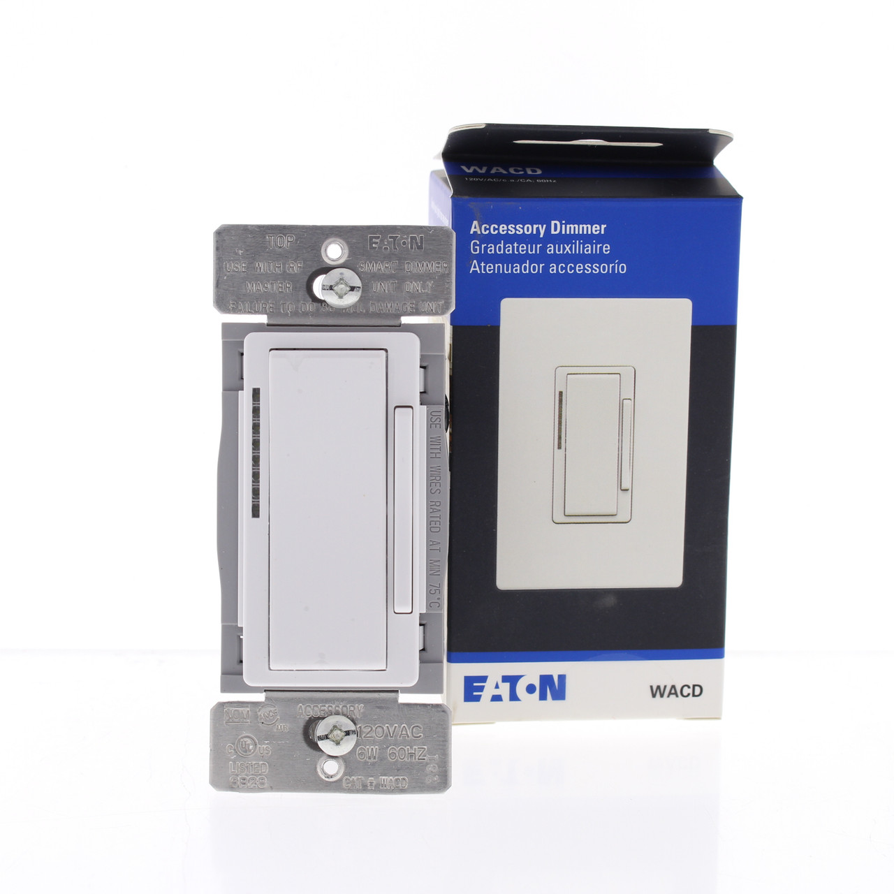 🏠 Eaton WACDW White Accessory Dimmer for Use with WFD30 Master Dimmer In Stock Fruit Ridge
