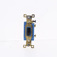 Bryant Black Industrial Double Pole Toggle Light Switch 15A 120/277V 4802-BLK