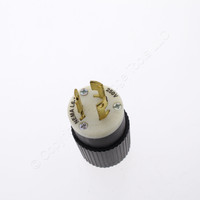Hubbell Bryant L6-15P Twist Turn Locking Connector Plug 15A 250V Bulk 70615NP