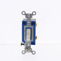 Bryant Lt Almond Toggle Switch Single Pole Industrial Specification Grade 15A 120/277V 4801BLA