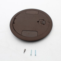 Hubbell 10" Cover for Concrete Fire Rated Poke Thru Tamper Resist Antique Bronze