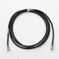 Hubbell Patch Cord Cat 6 Black 7 Ft LAN Ethernet Network Cable NO BOOTS HC6BK07NB