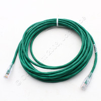 Hubbell Patch Cord Cat 5e Green 20 Ft LAN Ethernet Network Cable HC5EGN20
