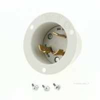 Bryant L6-30 Locking Flanged Inlet L6-30P Motor Base Plug 30A 250V 70630MB