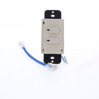 Hubbell Lt Almond LoadLogic Switch for Controller 2-Button w/Pilot Light RCS2LA