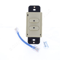 Hubbell Ivory Load Logic Room Controller Switch RAISE/LOWER UTP RJ45 RCSRLI