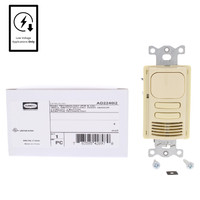 Hubbell Ivory Occupancy Sensor Switch Low Voltage PIR/US 2Circuit 24VDC AD2240I2