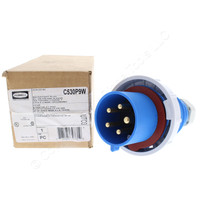 Hubbell Watertight IEC 309 Pin & Sleeve Male Plug 30A 120/208V 3�Y 4P5W C530P9W