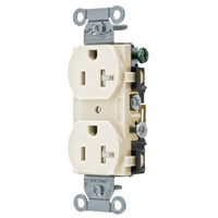 Bryant Lt Almond Tamper Resistant COMMERCIAL Outlet Receptacle 20A CBRS20LATR