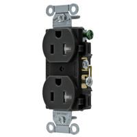 Bryant Black Tamper Resistant COMMERCIAL Outlet Receptacle 20A CBRS20BLKTR