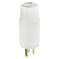 Bryant Locking/Straight Blade Adapter Plug 15A 125V to 15A 125V 10A 250V 9054AB