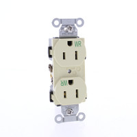 Bryant Ivory Weather Resistant COMMERCIAL Outlet Receptacle 15A CBRS15IWR