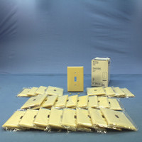 25 Eagle Ivory Mid-Size Flush 1Gang Toggle Switch Plastic Cover Wallplates 2034V